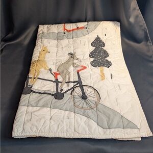 Crate & Barrel Nursery Bedding - Blanket - Baby - Woodland